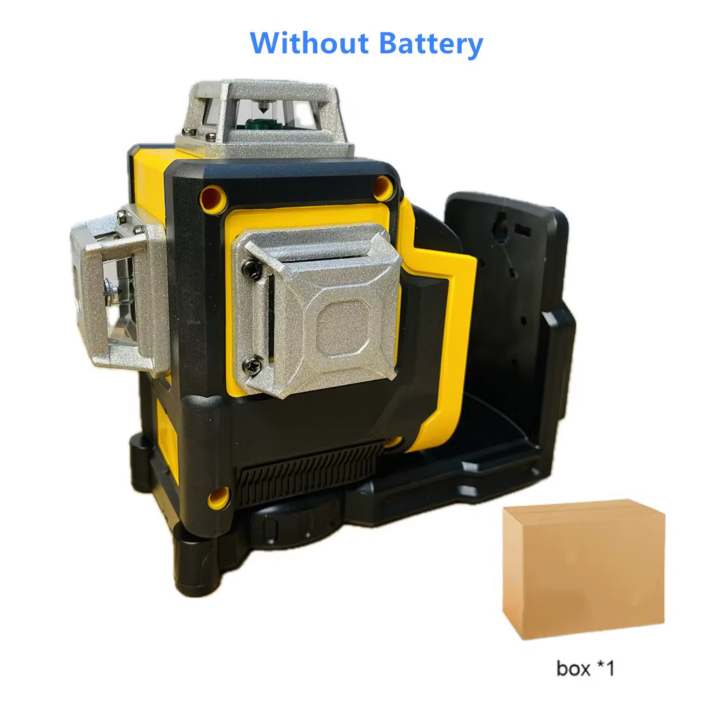 Pour Dewalt 20V 18V batterie niveau Laser 12 lignes 3 côtés * 360 degrés Vertical auto-nivelant outi