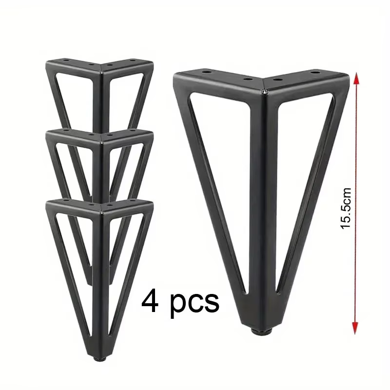 4 pièces pieds de meubles pieds de meubles en métal robuste pieds de Table d'armoire pieds d'armoire