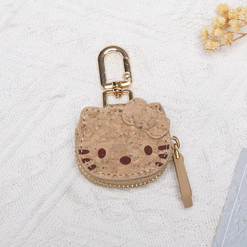 Hello Kitty porte-clés dessin animé personnalisé créatif sac en cuir porte-clés pendentif mode vêtem