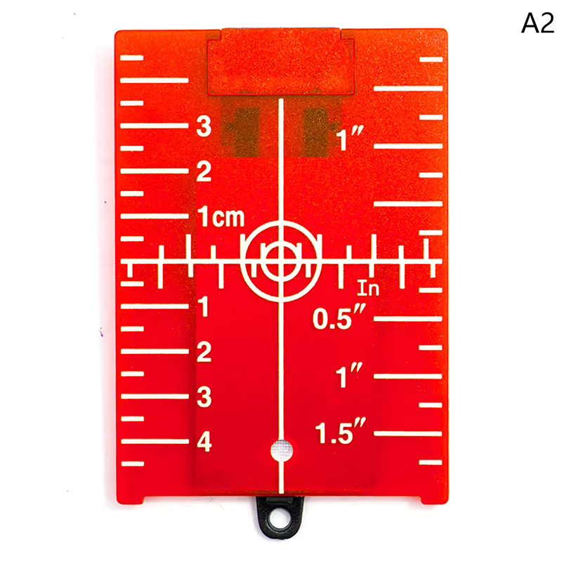 Plaque de carte cible Laser en plastique pour niveau Laser vert rouge pour Lasers de ligne plaque ma
