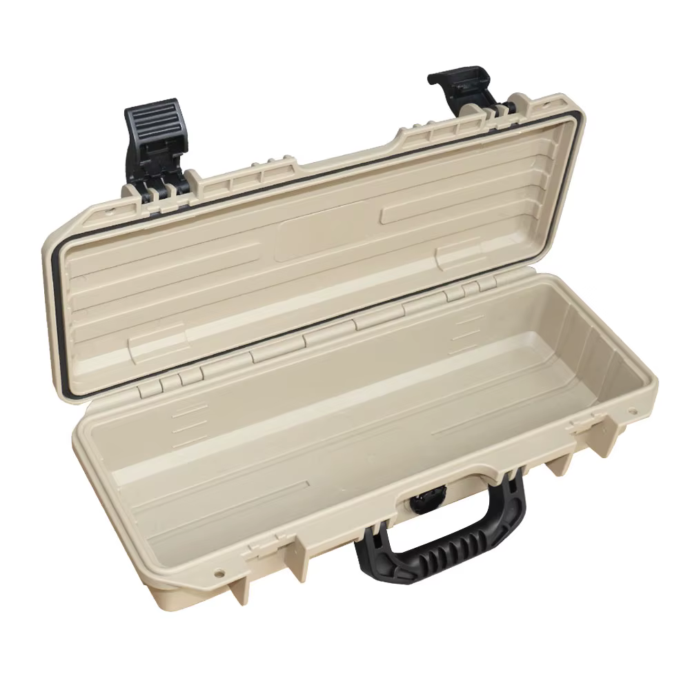 Coffre à outils en plastique PP, boîte à outils longue, coffre à outils étanche et étanche à l'humid