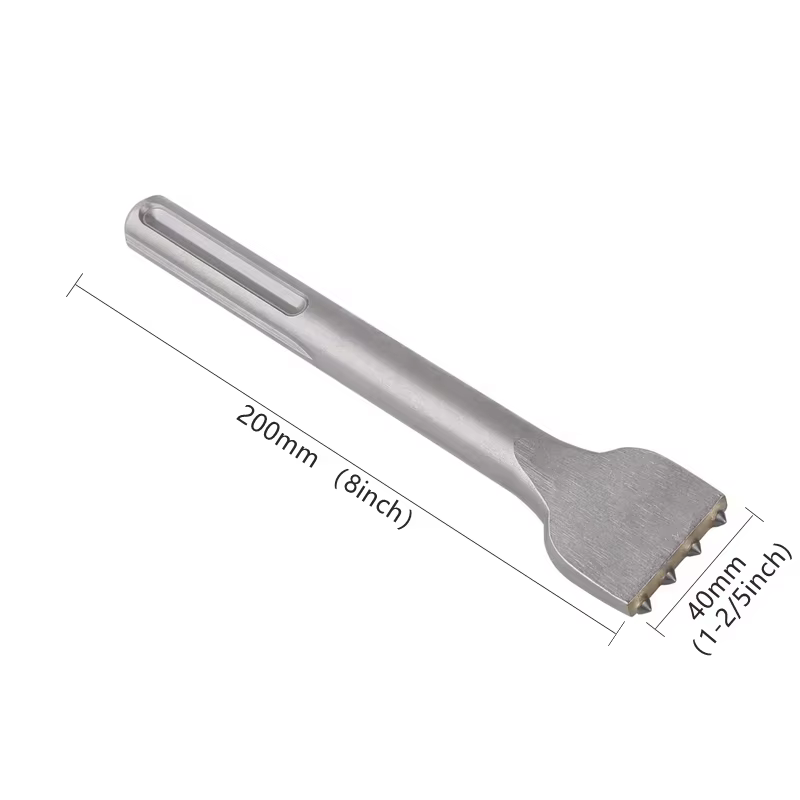 Vearter SDS MAX – marteau électrique à tige, 4 dents, pointe en carbure, douille de ciseau en alliag