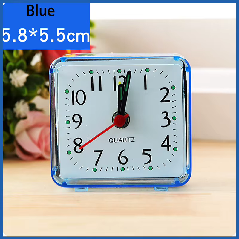 Mini réveil électronique mignon, différents types, le plus petit du monde, horloge de bureau fondant