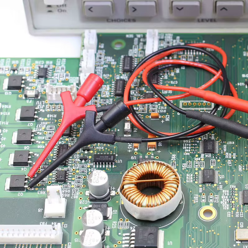 Câble de fils de Test multimètre, prise de 2mm, Clip de Test IC rapide Miniature