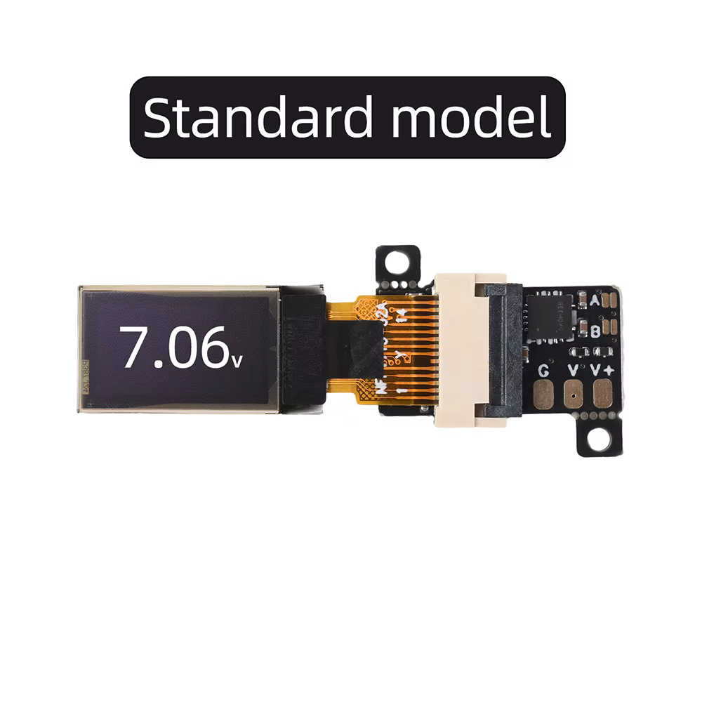 Mini voltmètre numérique ultra fin avec écran OLED de 0,5 pouce, haute précision, mesure de tension