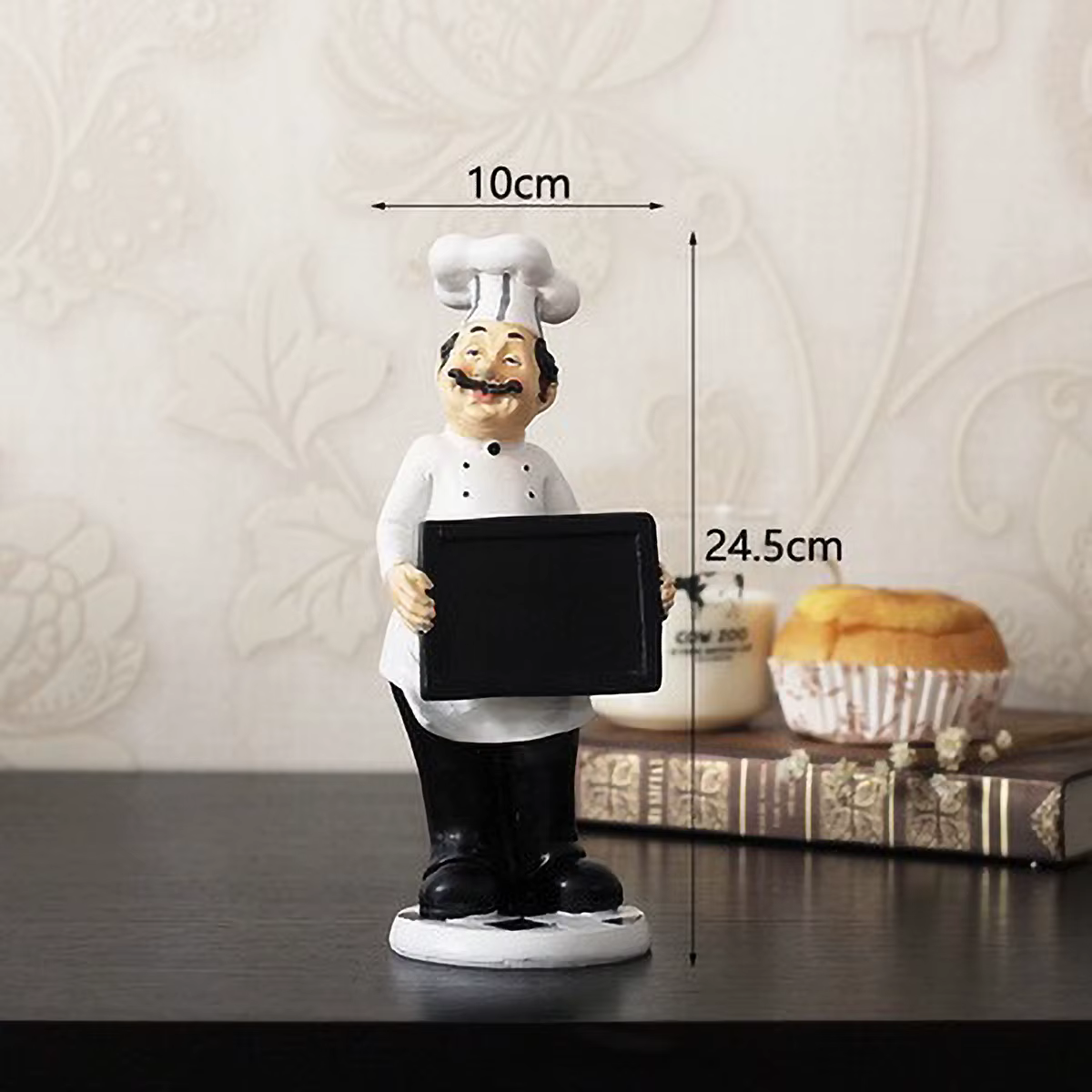 Décor en résine pour Restaurant, Figurine de Chef et ornements de Bar pour café, décorations de cuis