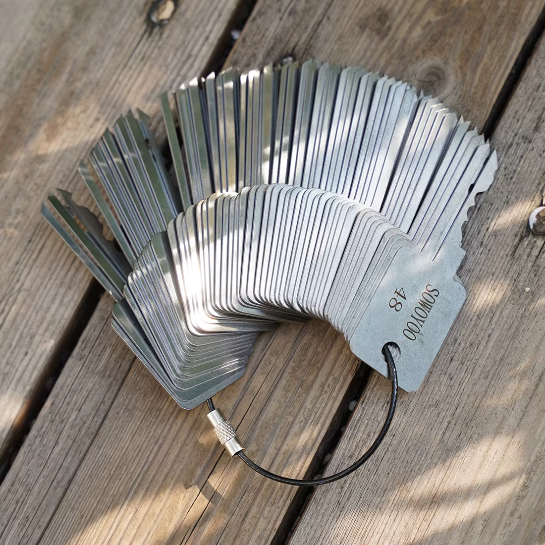 Jeu de clés de verrouillage universelles 48 en 1, pour outils de réparation de cadenas, outils de se