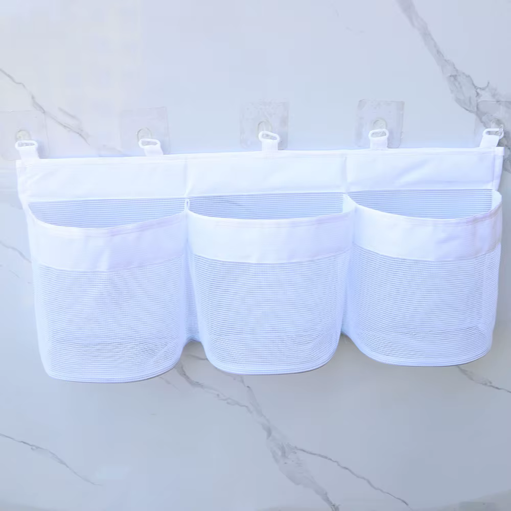 Sac de rangement de jouets pour enfants, salle de bain, sac mural multi-compartiments de grande capa