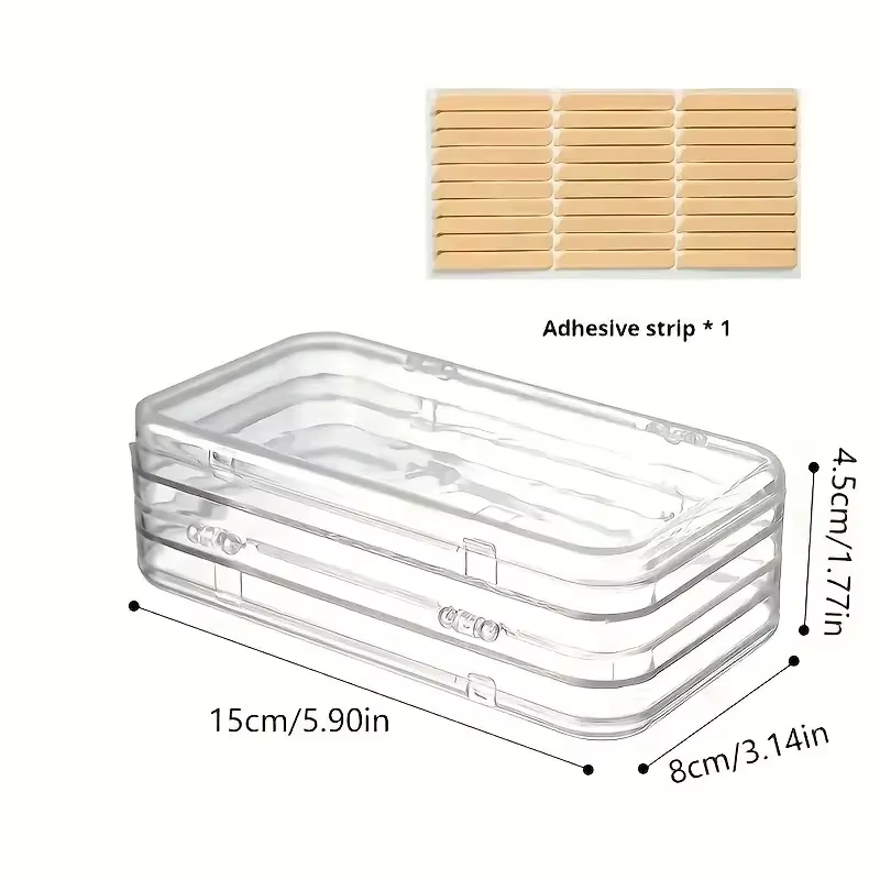 Boîte de rangement pour nail art, organisateur transparent anti-poussière, plateau de coiffeuse plia