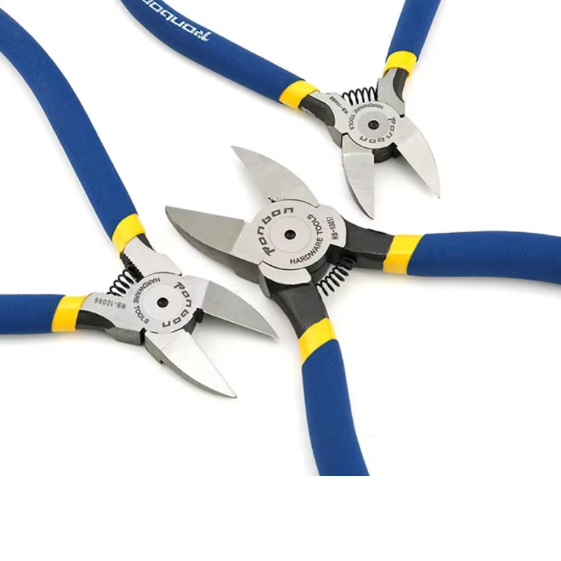 Pince coupante professionnelle 5/6/7 pouces, outil de dénudage de fil, coupe latérale, bavures de câ