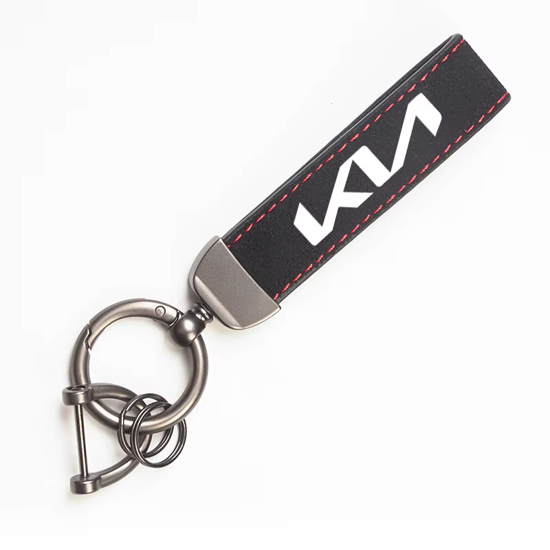 Porte-clés en daim pour voiture de Sport, personnalisé pour Kia Sportage Ceed Picanto Rio ProCeed Ni