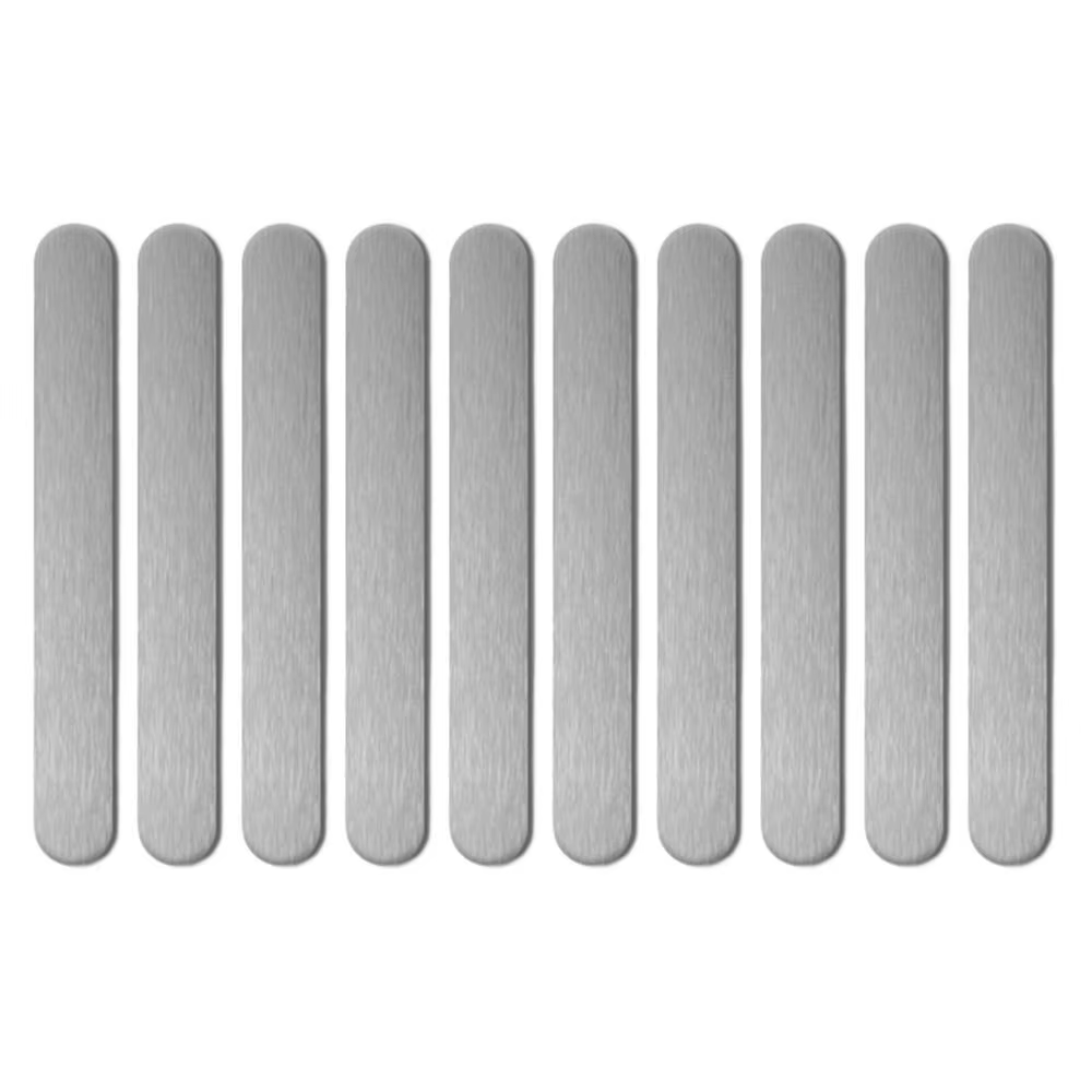 Plaque métallique adhésive pour aimants, 10 pièces, plaque d'acier à Adsorption magnétique, bandes a