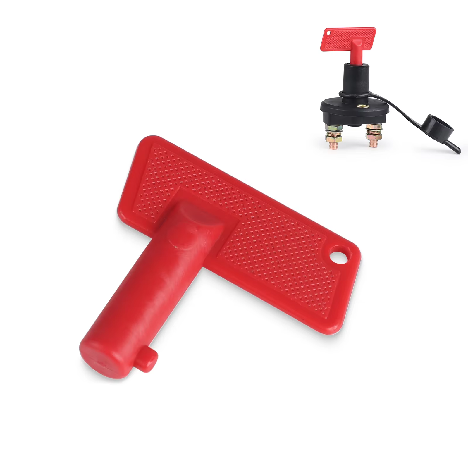 Interrupteur Rotatif Isolant Principal de Déconnexion de Batterie avec Clé pour Camion, Voiture, Bat