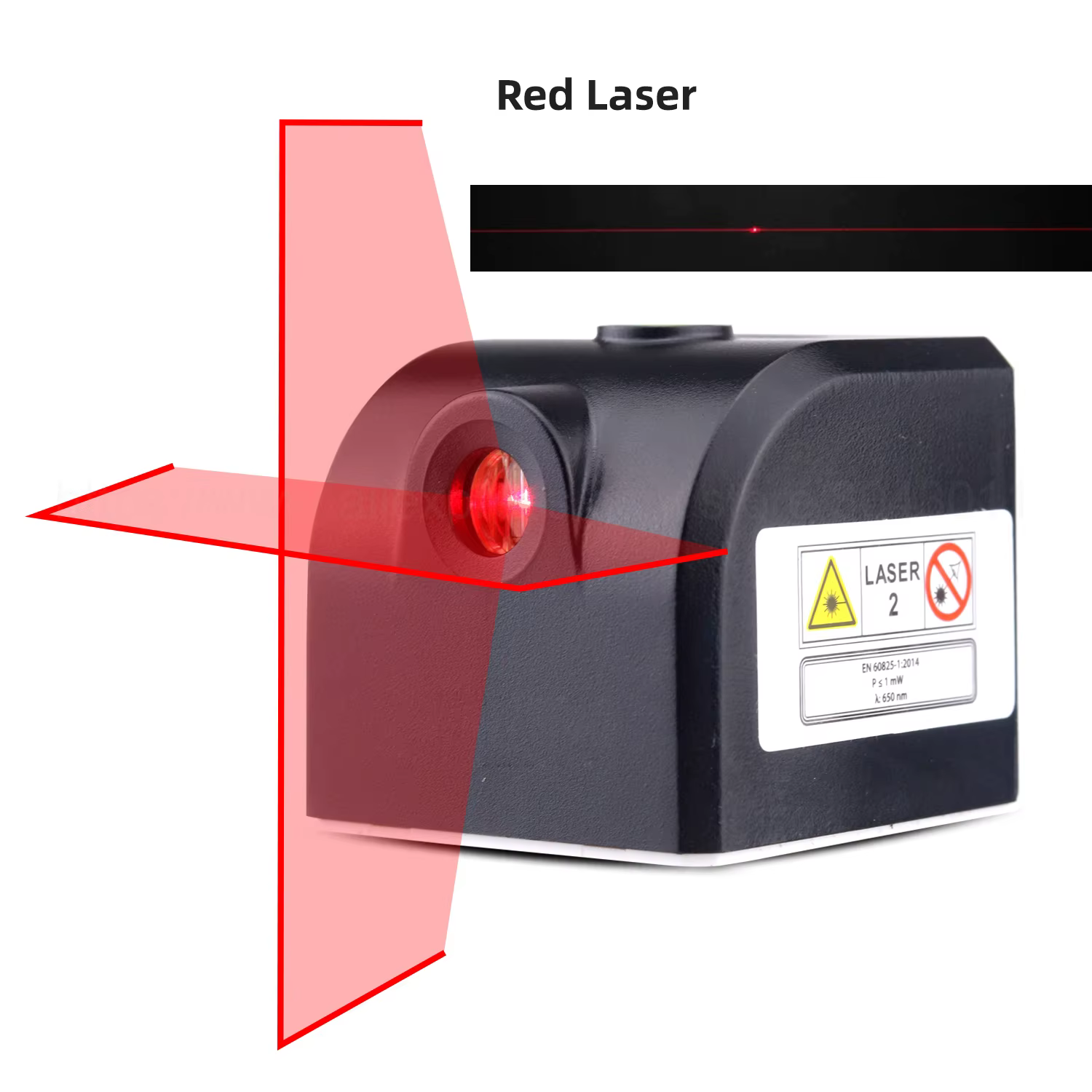 Mini niveau Laser Portable, 2 lignes transversales horizontales et verticales, chargement USB, Laser