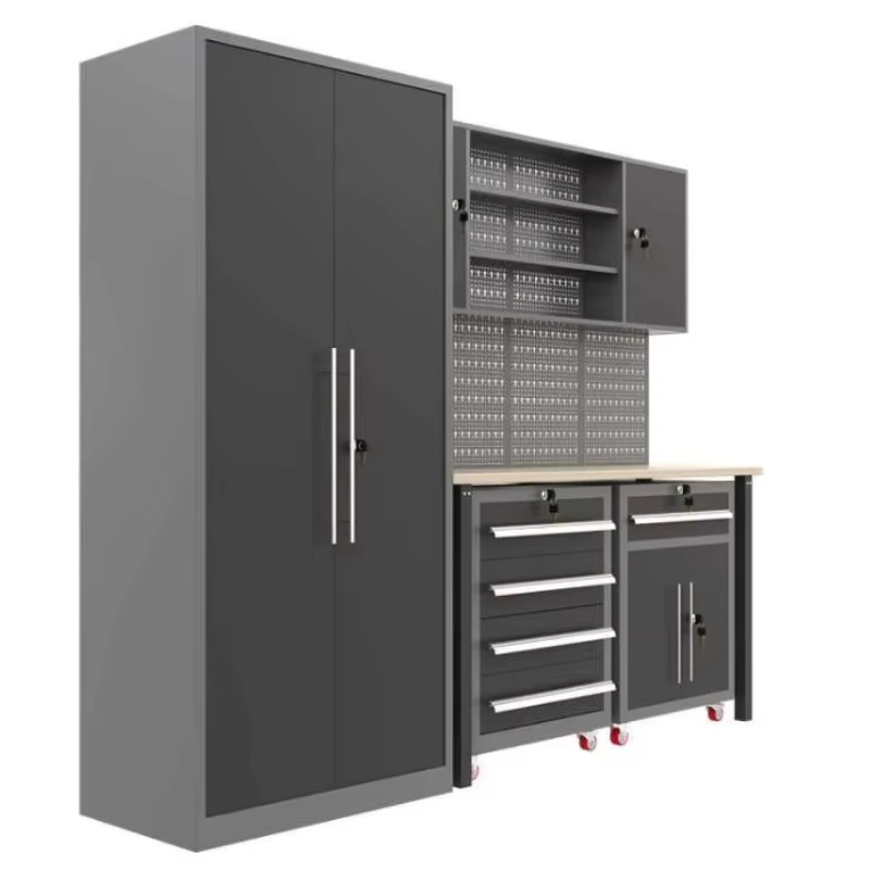 Armoires de rangement de garage robustes, armoire mécanique modulaire, armoire à outils multifonctio