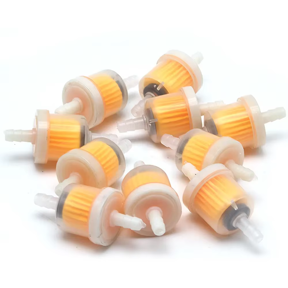 Universel 10 pièces/ensemble 6mm tuyau moto essence gaz carburant essence filtre à huile pour Scoote