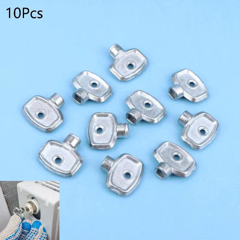 Lot de 10 clés de purge de radiateur, clés de purge de radiateur pour la plomberie, clés de purge de