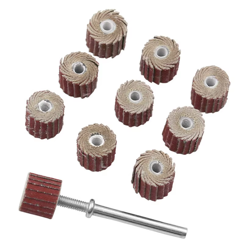 10 pièces pour accessoires Dremel, disques de polissage pour disque de ponçage, obturateur, roue de 