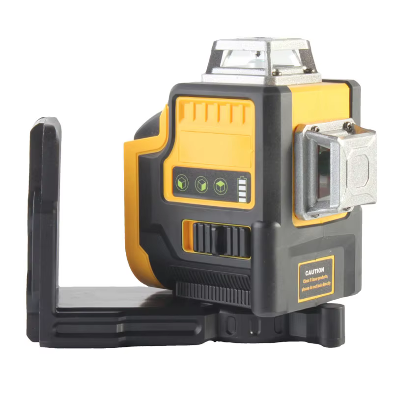 Pour DeWALT 20V 18V batterie niveau Laser 12 lignes 3D faisceaux verts horizontaux et verticaux comp