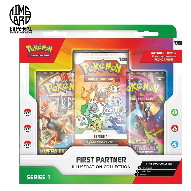 Nouvelle collection de cartes de jeu PTCG Pokémon 100% originale en version anglaise FIRST PARTNER I