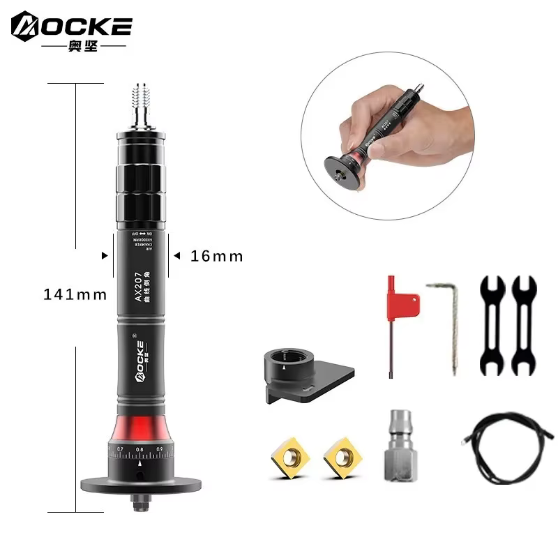 Mini machine à chanfreiner pneumatique, outil de chanfreinage d'ébavurage en métal, déterminer régla