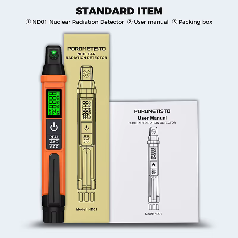 Détecteur de rayonnement nucléaire ND01, stylo Portable, compteur Geiger, détecteur réel/AVG/ACC pou