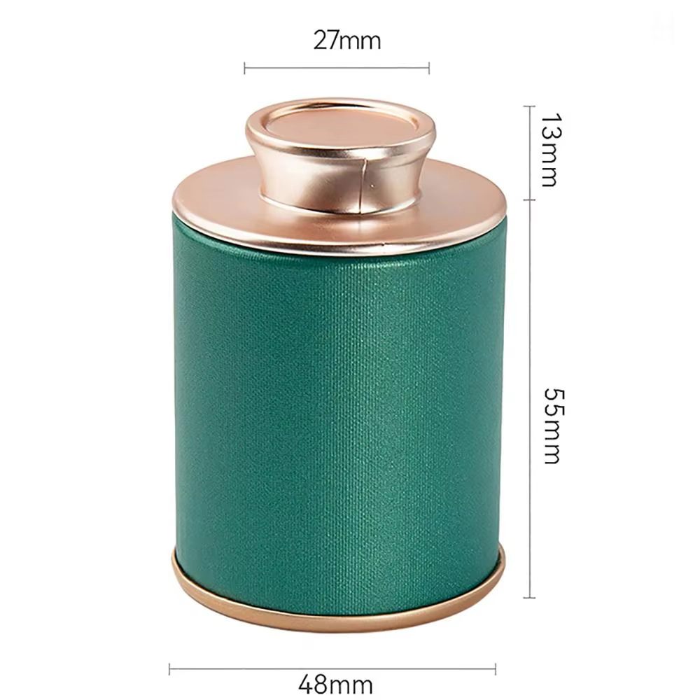 1 pièces Mini boîte d'emballage petite boîte à thé vide voyage Tan stockage peut ménage solide scell
