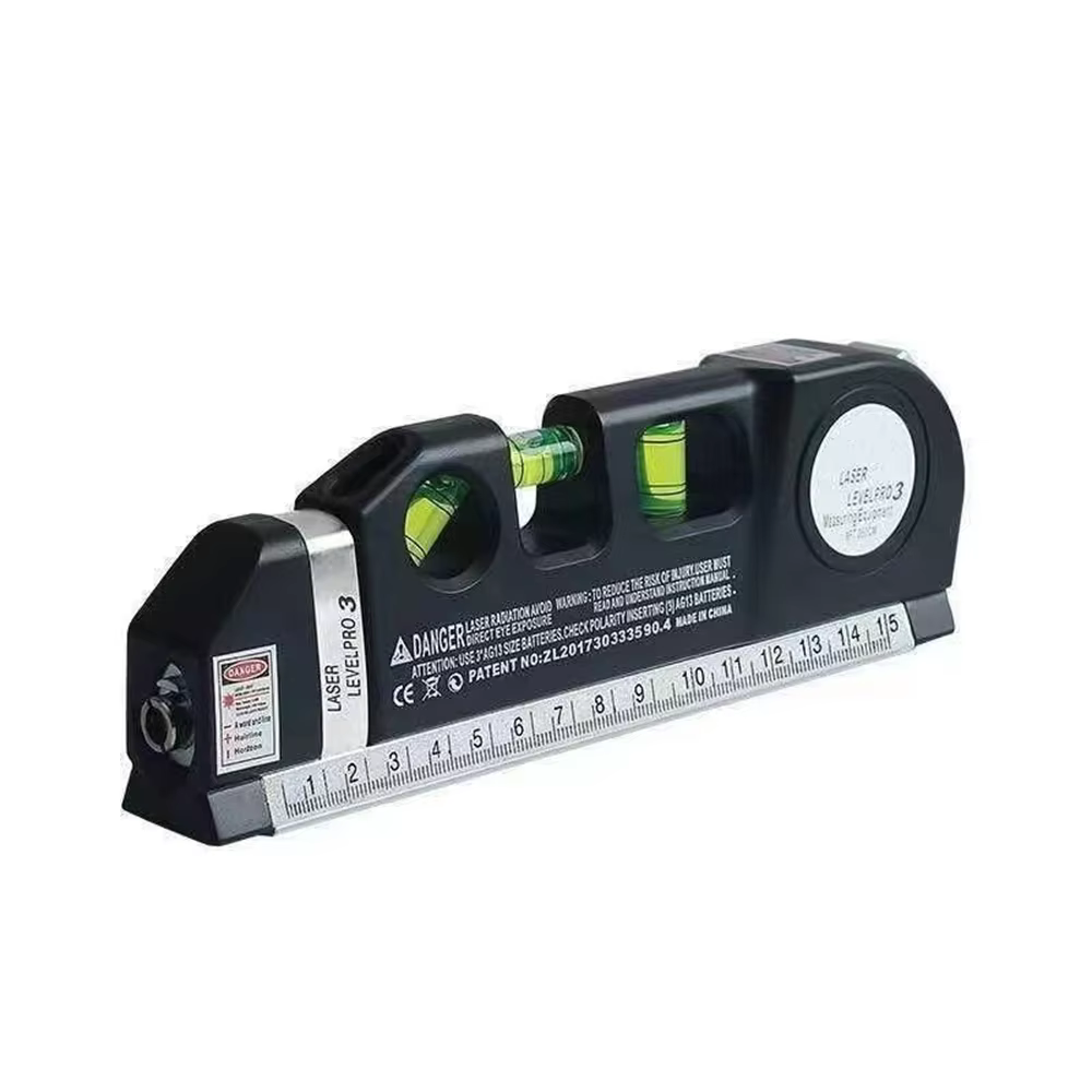 Niveau Laser ligne polyvalente outil de nivellement Laser lignes transversales Lasers avec ruban à m