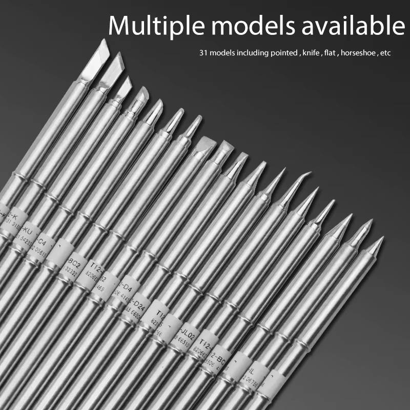 Pointes de fer à souder T12 T12-K KU BC2 D24 B2 C1 ILS JL02, chauffage de remplacement, tête de soud