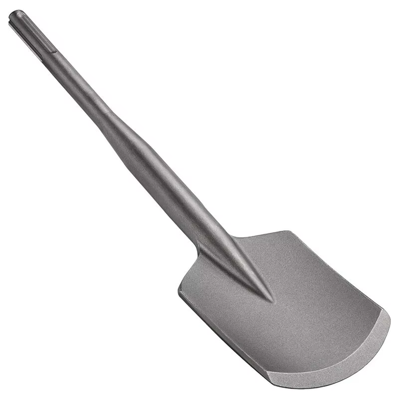 Pelle à argile SDS Max 4-1/2 pouces X 17 pouces. Marteau perforateur électrique, pelle à mortier et 