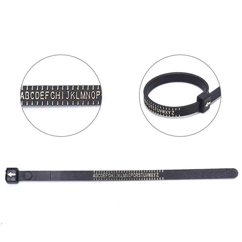 Règle à ruban pour mesurer les matiques, outil de mesure de bijoux au doigt, règle à ruban, taille d