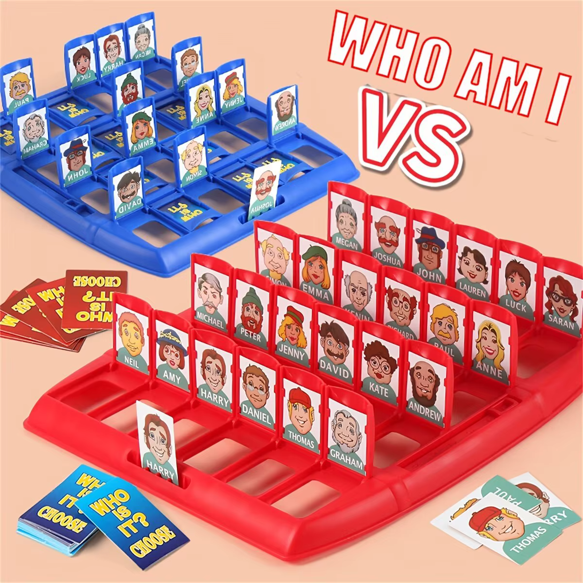 Jeu de Puzzle devinez qui je suis pour deux personnes, plateau Portable interactif, jeu de société a