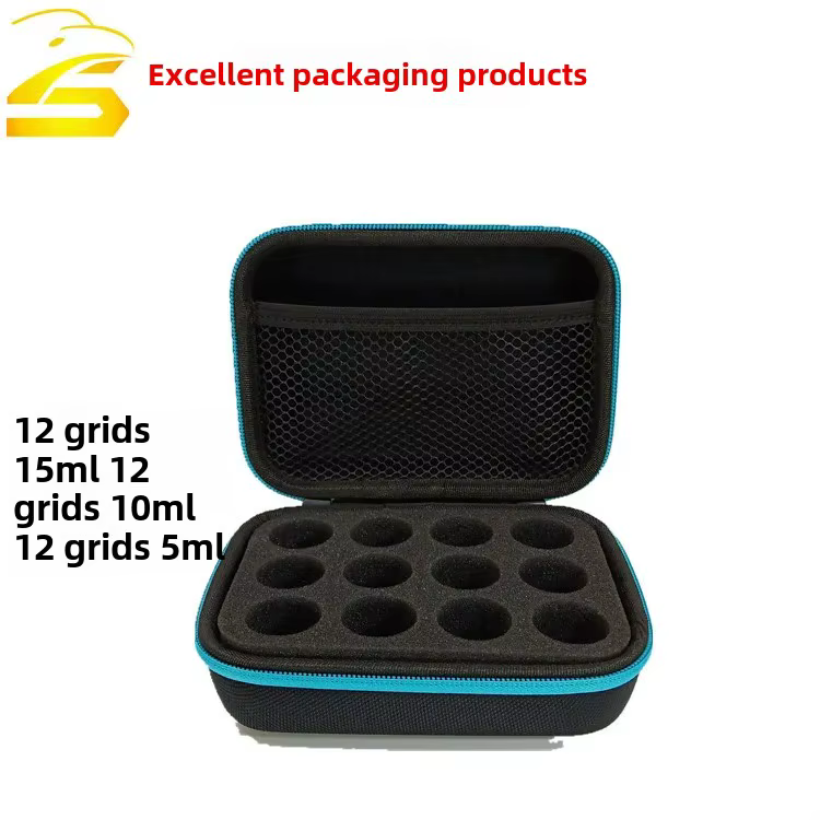 Boîte de stockage d'huiles essentielles Portable, 12 compartiments, boîte d'emballage d'huile de pro