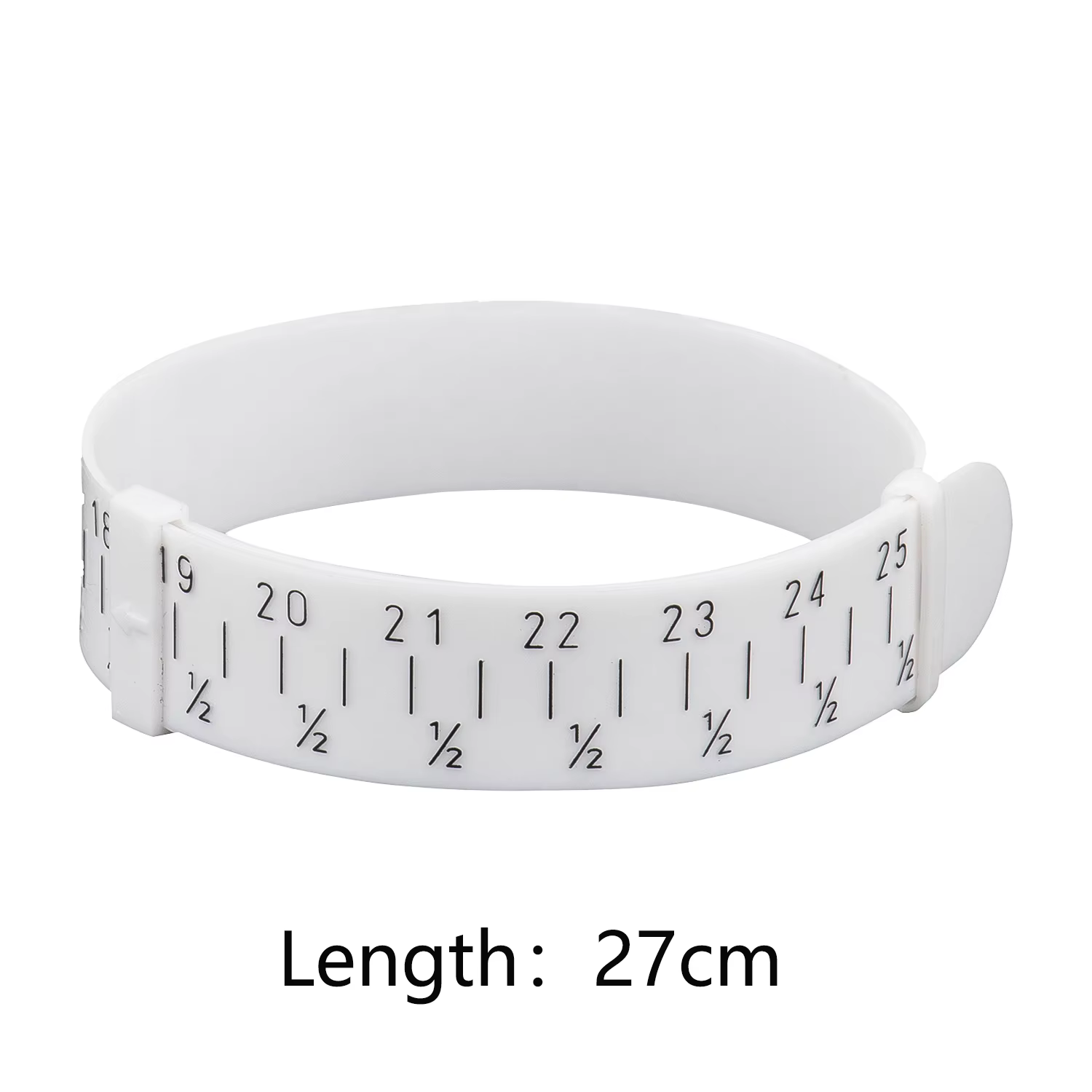 Outil de mesure de mesure de poignet 27cm, 1 pièce, mesure de dimensionage de bobine réglable US/UK/