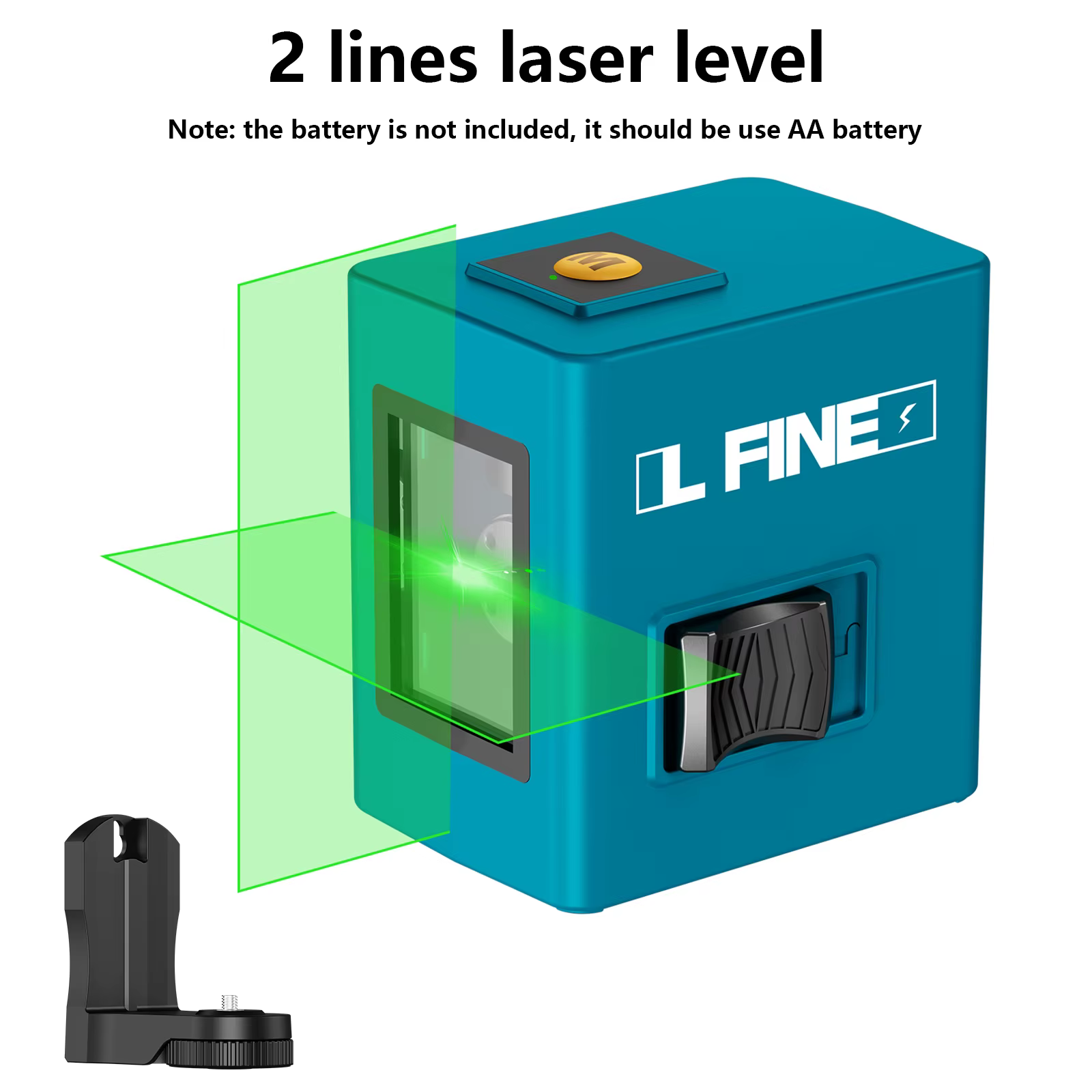 Lfine niveau Laser 2 lignes niveau de lumière verte Laser niveau Vertical Horizontal Laser automatiq