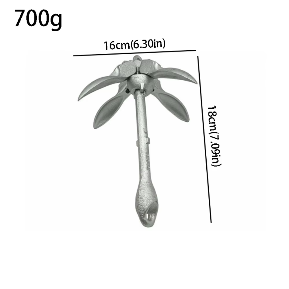 Outil pliant en acier au carbone, grappin pliable en acier galvanisé, outil marin portable, concepti