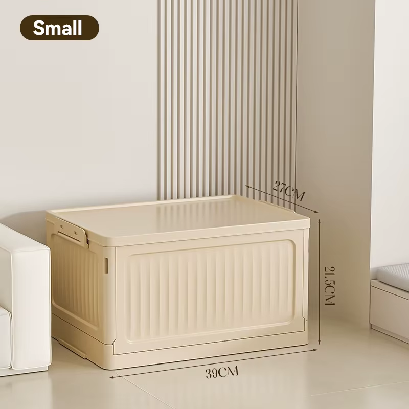 Boîte de rangement pliante multifonction, 1 pièce, conteneur organisateur pliable en plastique, four