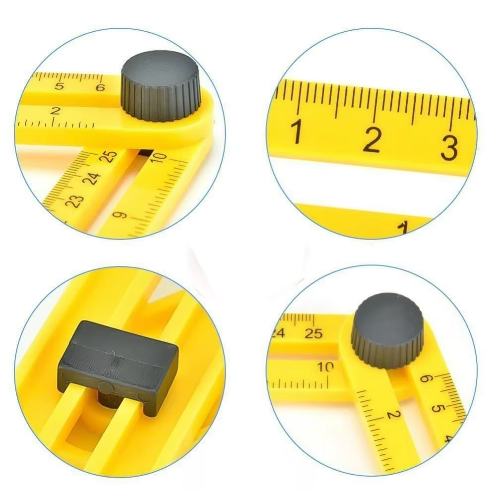 Rapporteur règle multi-angle modèle 4 outil de mesure d'angle pliant brique carrelage bois coin prod