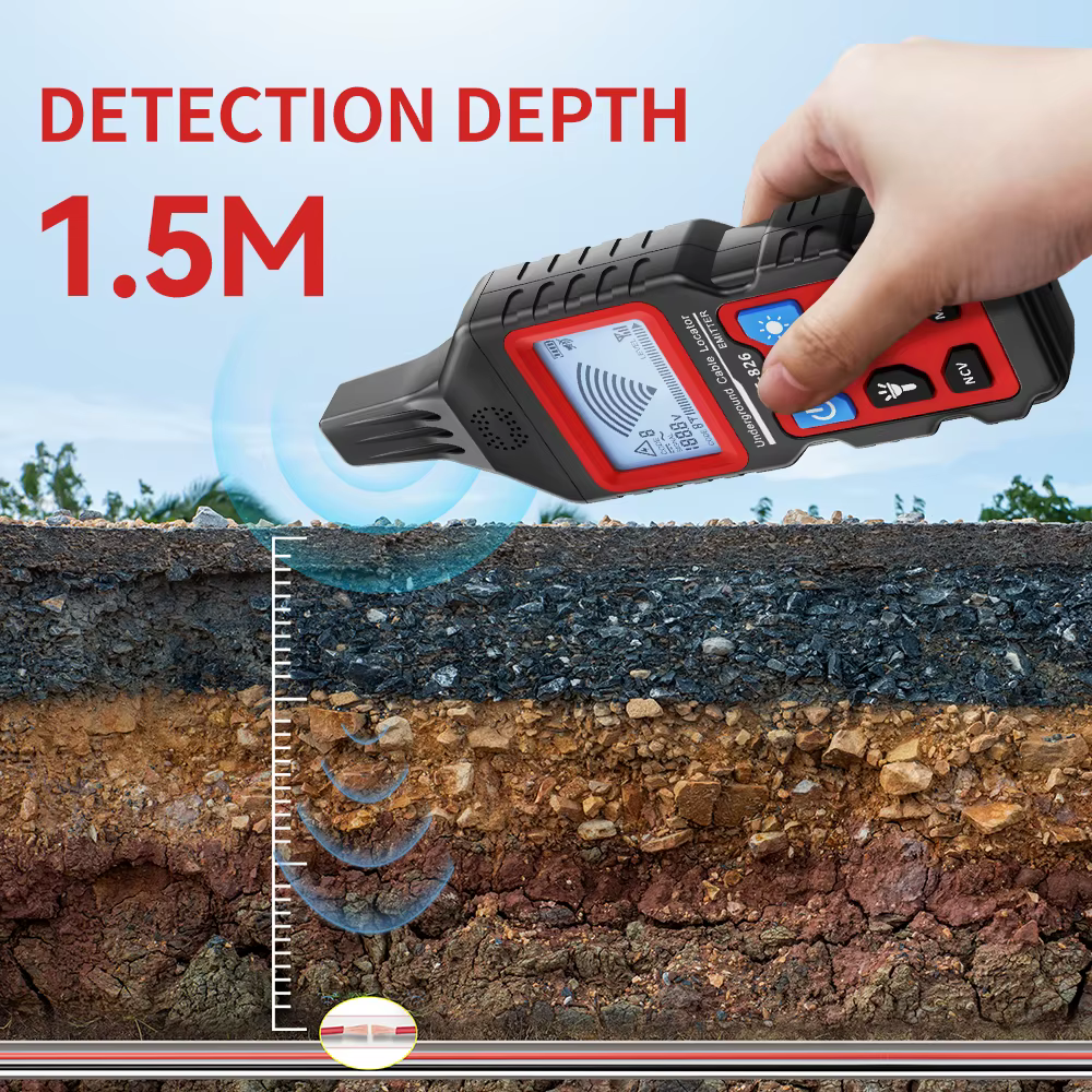 NOYAFA NF-826 testeur de câble souterrain localisateur traqueur de fil détection lignes électriques 