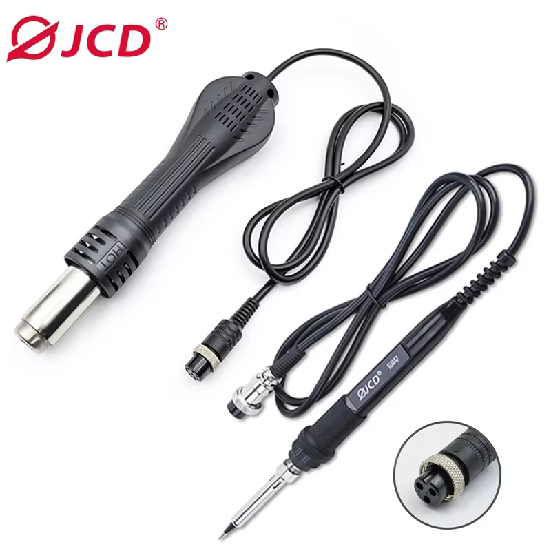 JCD pistolet à Air chaud dessouder pistolet à Air chaud poignée fer à souder convient pour 858D 868D