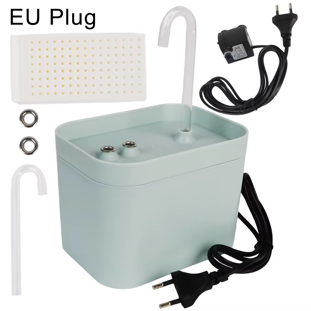 Fontaine d'eau électrique USB pour chat, distributeur silencieux à recirculation, filtre automatique
