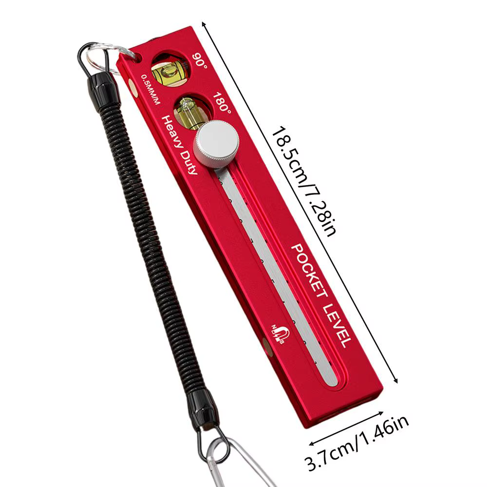 Outils de mesure pour le travail du bois, jauge horizontale magnétique, règle de charpentier avec éc