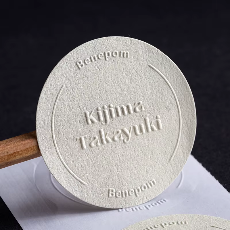 Autocollants personnalisés d'anniversaire de mariage Logo en relief papier spécial Logo personnalisé