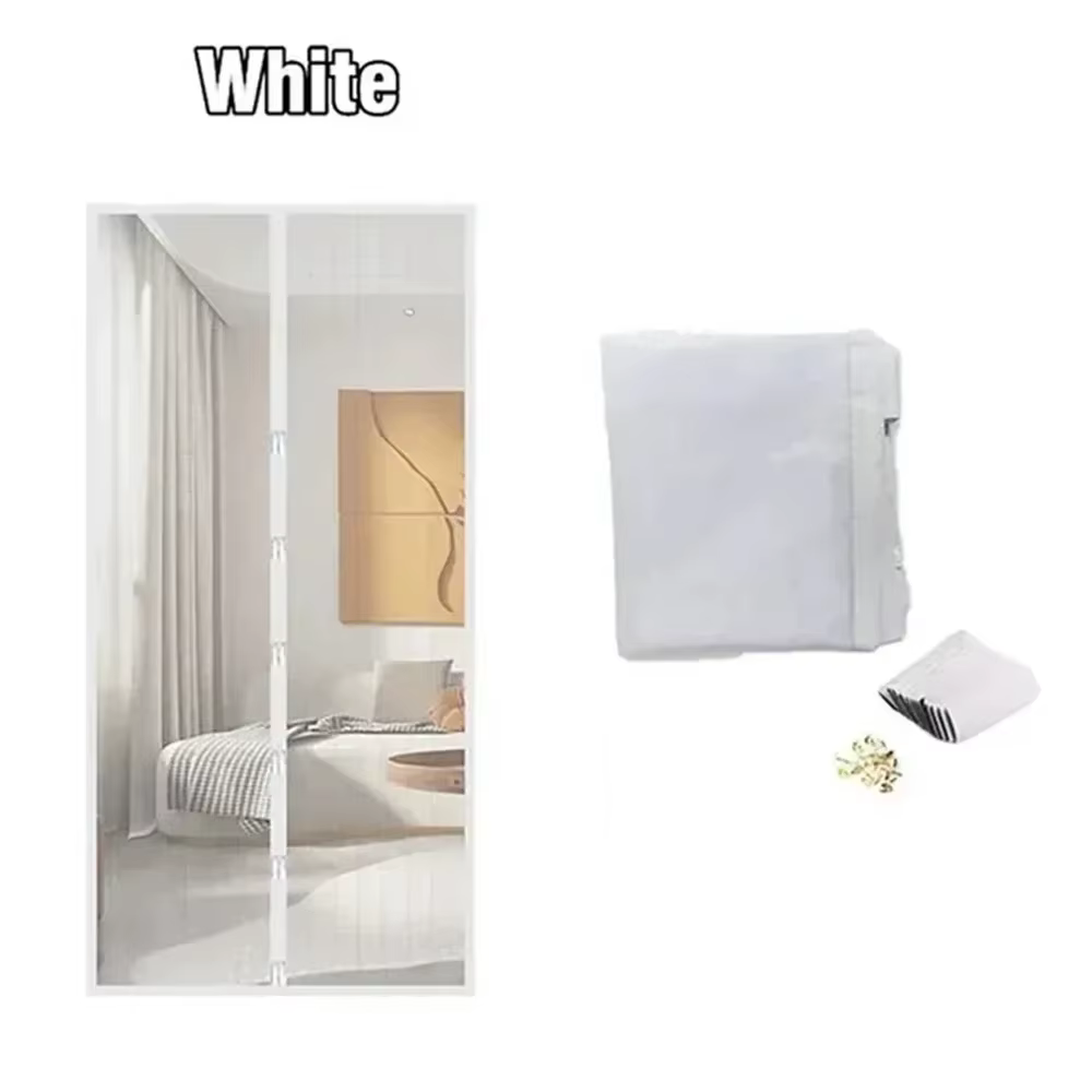 Rideaux anti-moustiques pour portes, moustiquaire magnétique, porte fenêtre, maille de fermeture aut