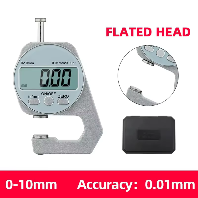 Jauge d'épaisseur à affichage numérique, micromètre électronique LCD en alliage de Zinc, outils de m