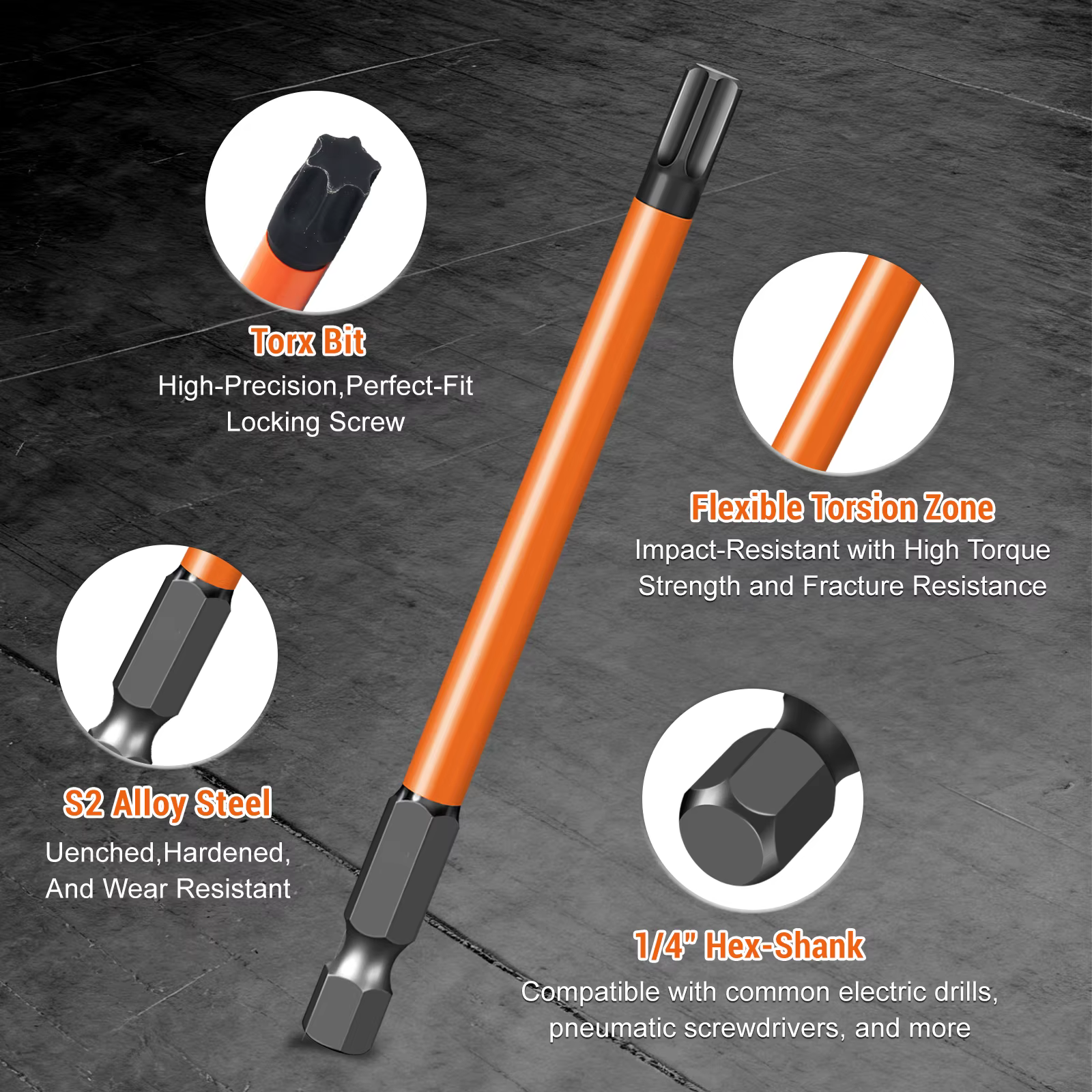 Jeu d'embouts de tournevis Torx
