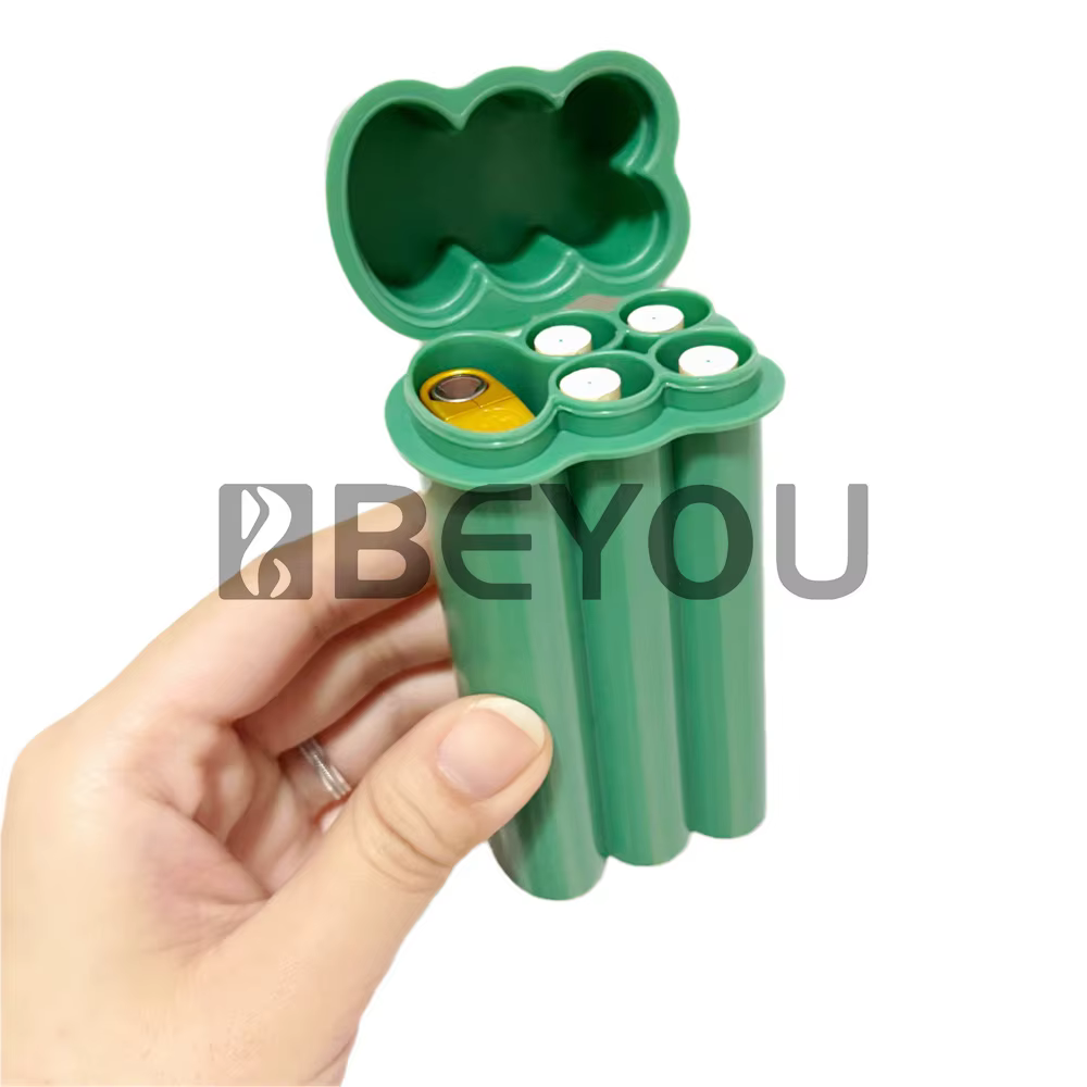 Boîte de rangement pour rouleaux Laguna, briquet à main, étui à roulettes, ChlorAfricLeak Verde Flip Top, support de protection personnalisé, bricolage