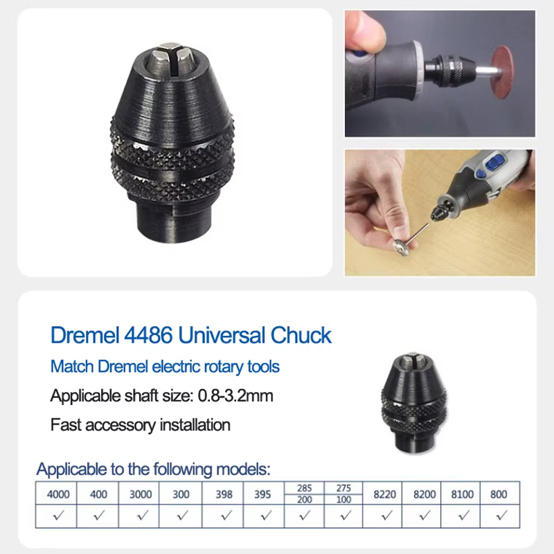 Mandrin sans clé Dremel 4486