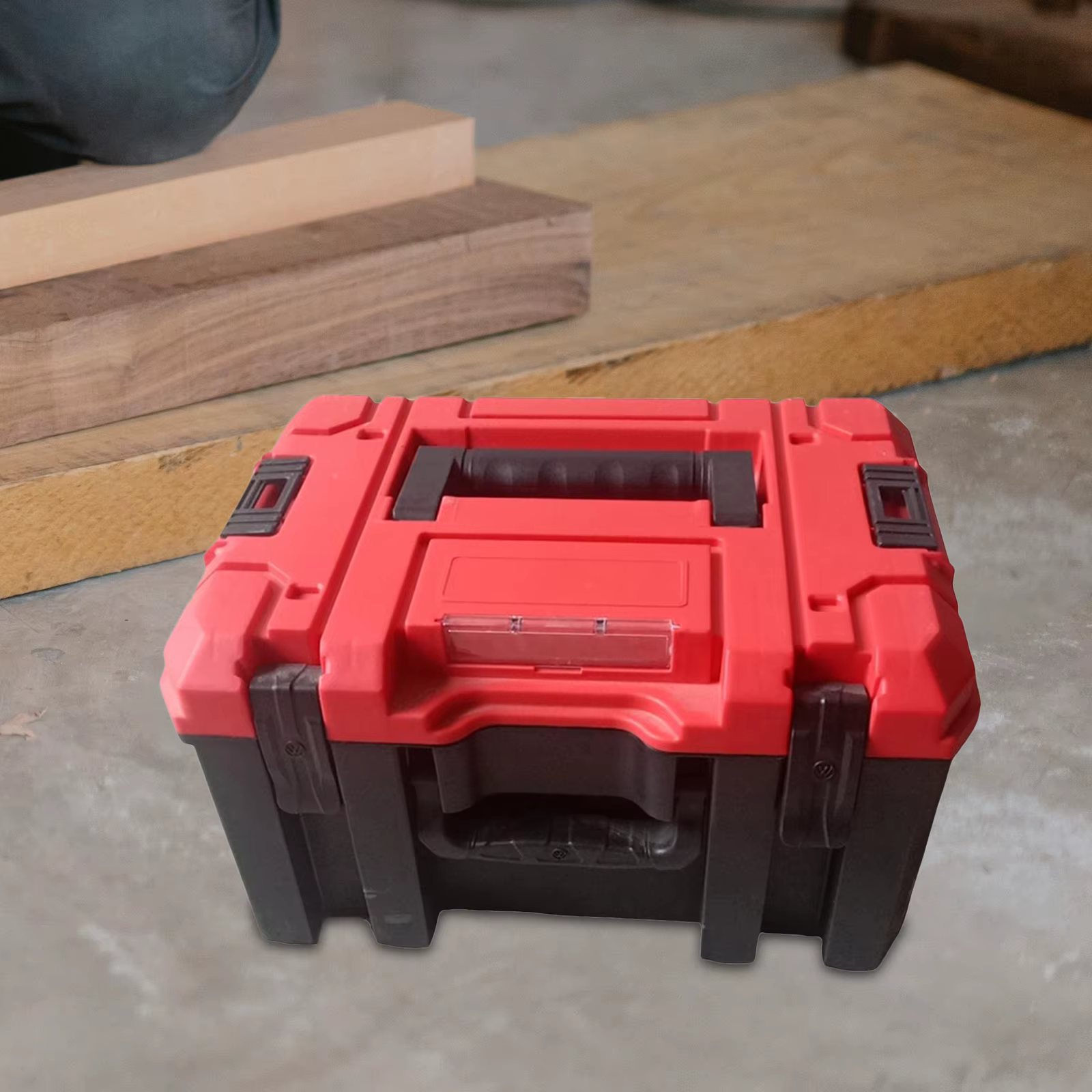 Boîte à outils de rangement rigide modulaire