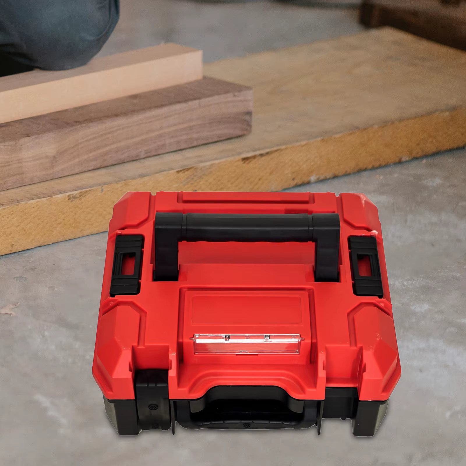 Boîte à outils de rangement rigide modulaire